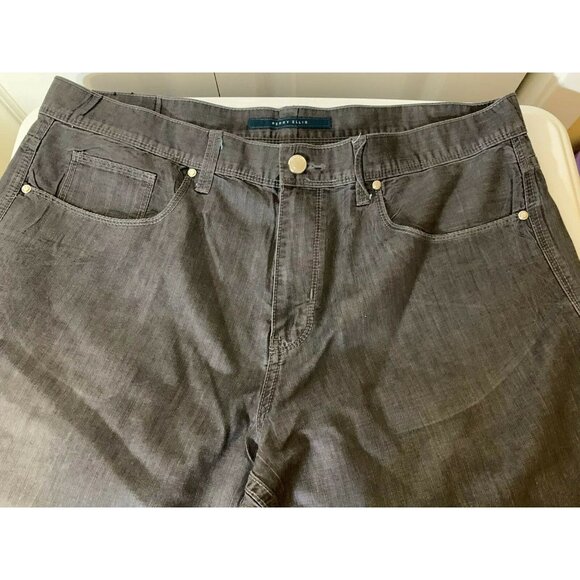 Perry Ellis America Men’s Sz 38 X 32 Black Denim Jeans‎ Cotton Blend - Picture 7 of 9